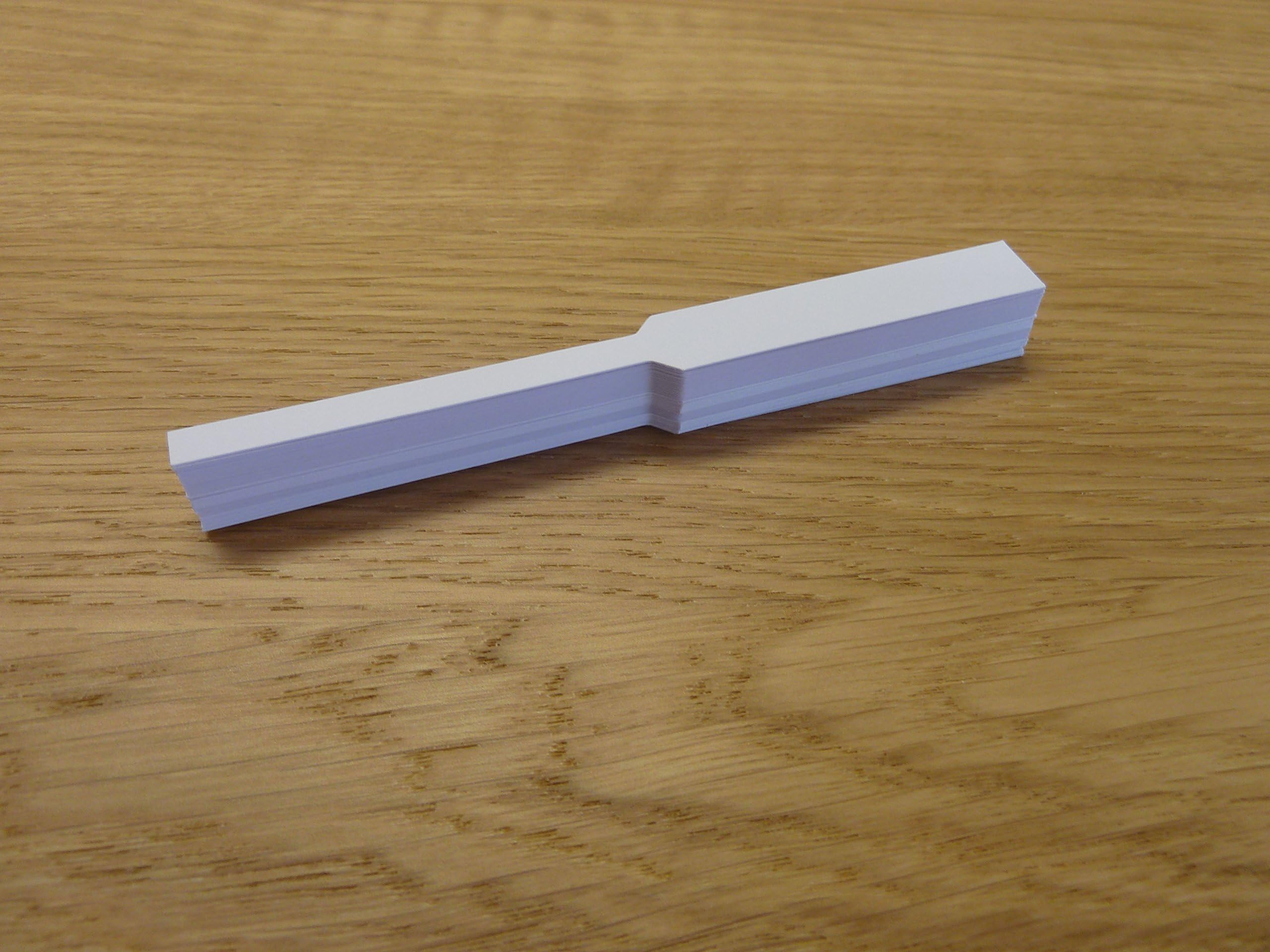 1000 x PADDLE SHAPED PERFUME TESTER STRIPS SIZE 7x130mm