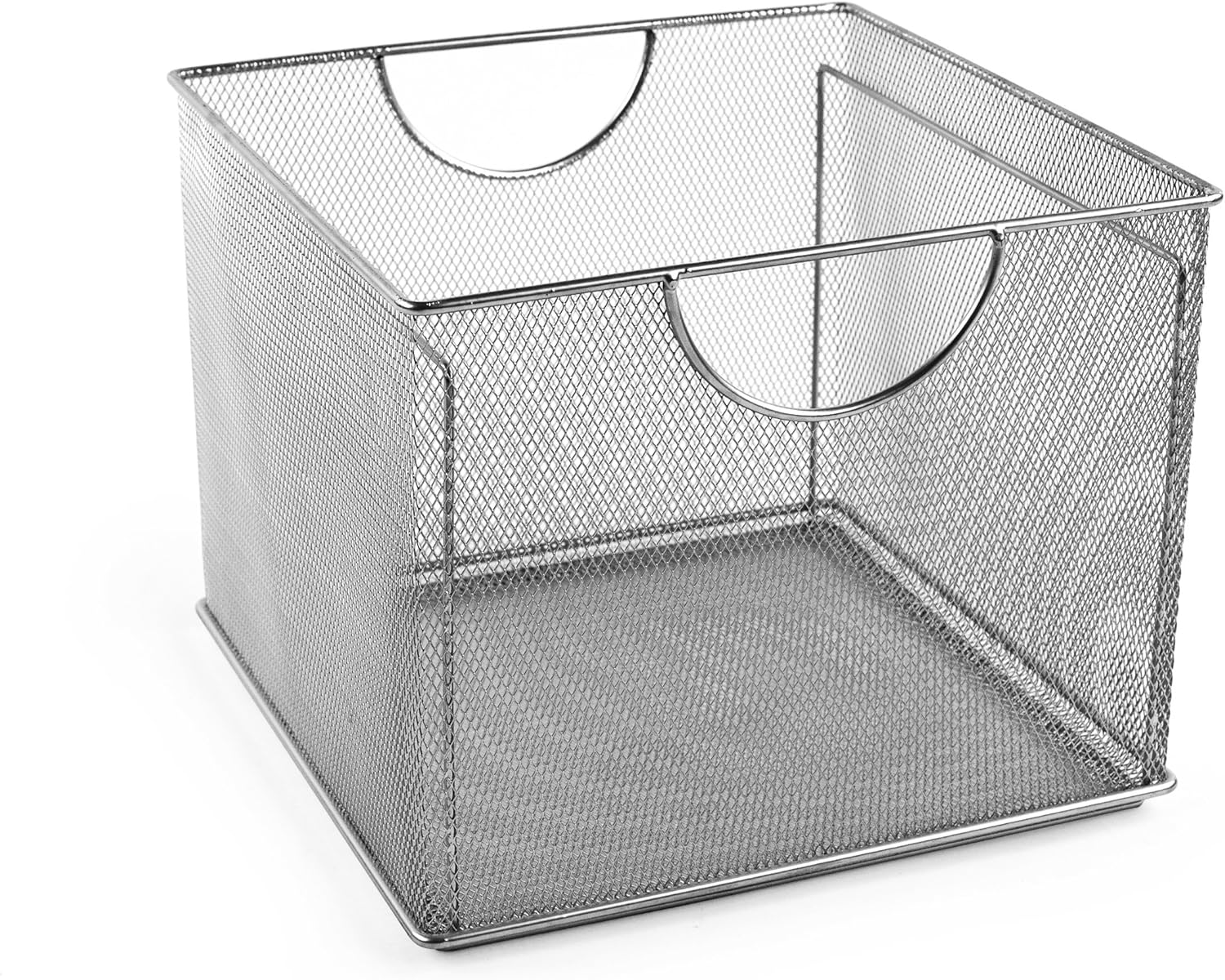 Amazon デザインアイデアメッシュファイルボックス、シルバー 書類保存箱 文房具・オフィス用品