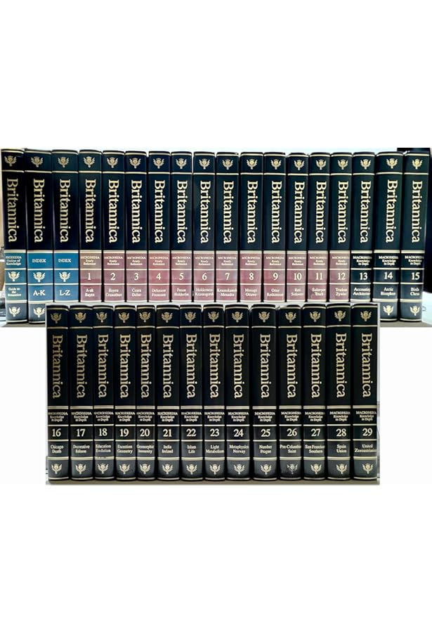 Amazon.com: Encyclopaedia Britannica Print Set: 9781593398378