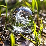 HDCRYSTALGIFTS 60mm Constellation Capricorn Crystal Ball with Stand view 7