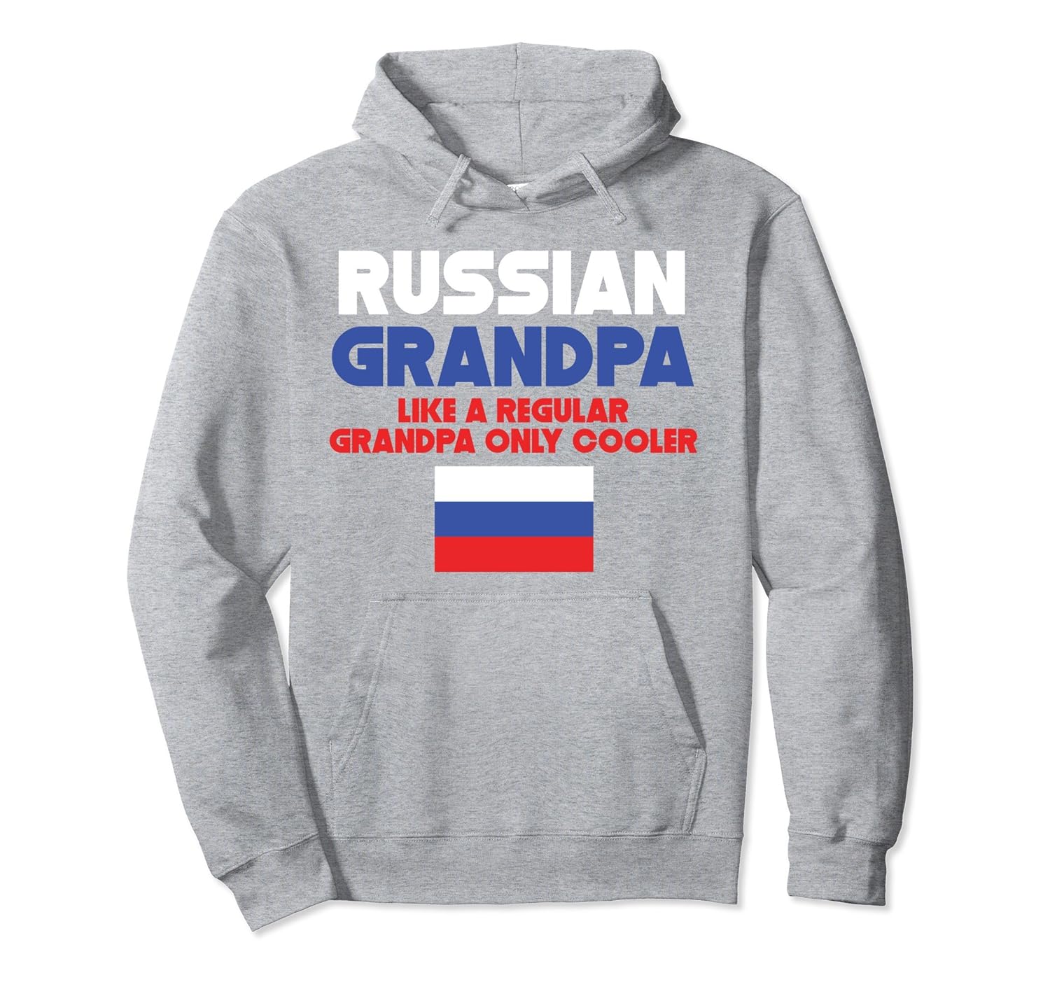 Russian Grandpa Hoodie Funny Grandparent’s Day Hoodie TPT