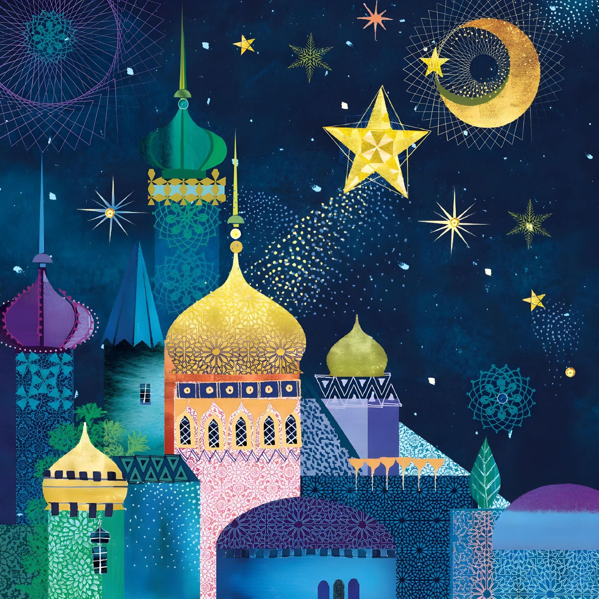 Charity Christmas Cards Pack of 5 - BHF, Marie Curie, Mind, NSPCC, Shelter - Religious Design - Star over Bethlehem - Eco-Friendly - Made in the UK