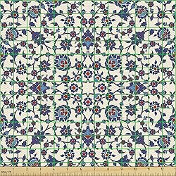 Ambesonne Orient Fabric by The Yard, Moroccan