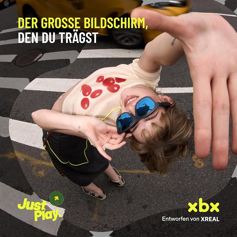 xbx a01+ AR Brille, 147'' Tragbar Großbildschirm für Filme & Gaming