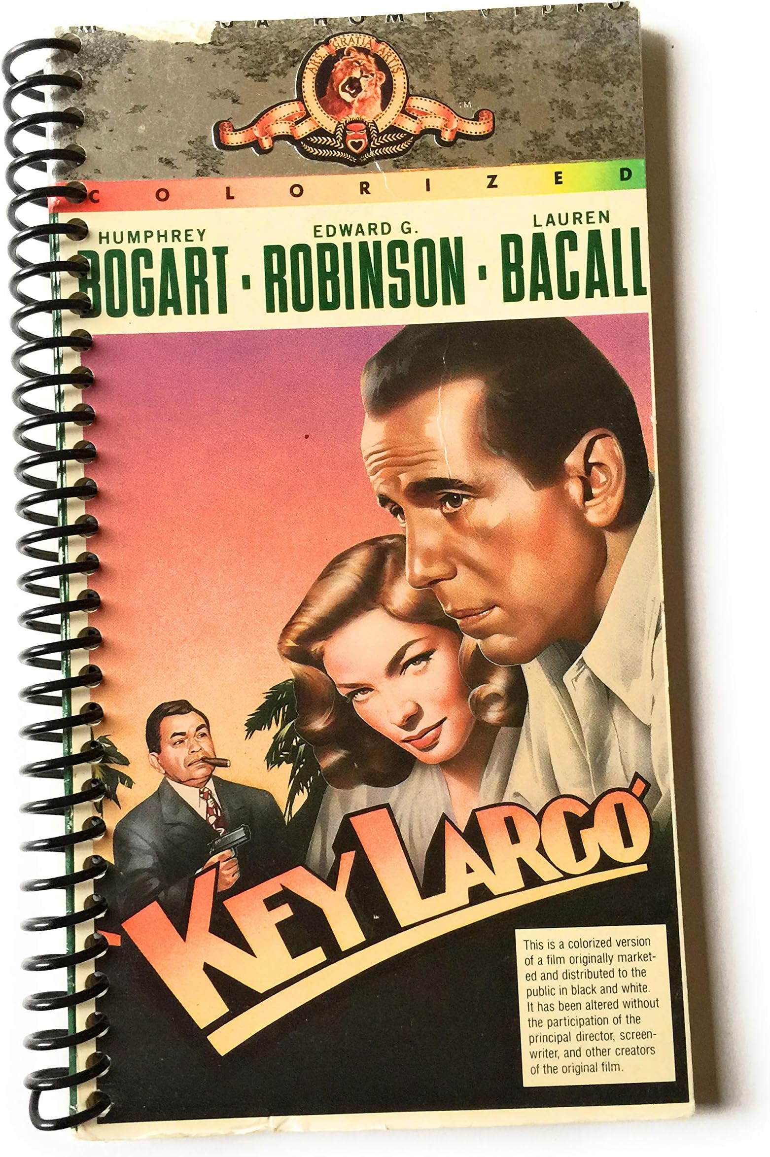 Key Largo VHS Notebook