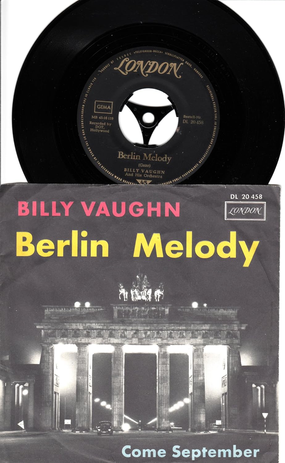 BILLY VAUGHN / Berlin Melody / Come September / / Bildhülle / LONDON ...