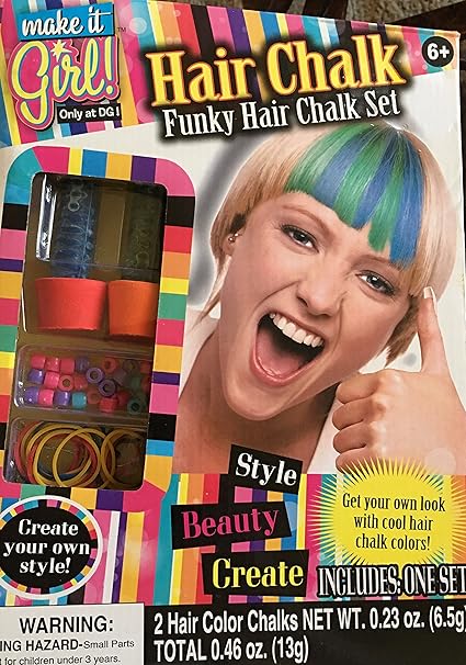 Amazon Com Hair Chalk Funky Hair Chalk Set By Kids Stuff Toys