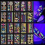 Glow in the Dark Tattoos 172 PCS – Glow in the
