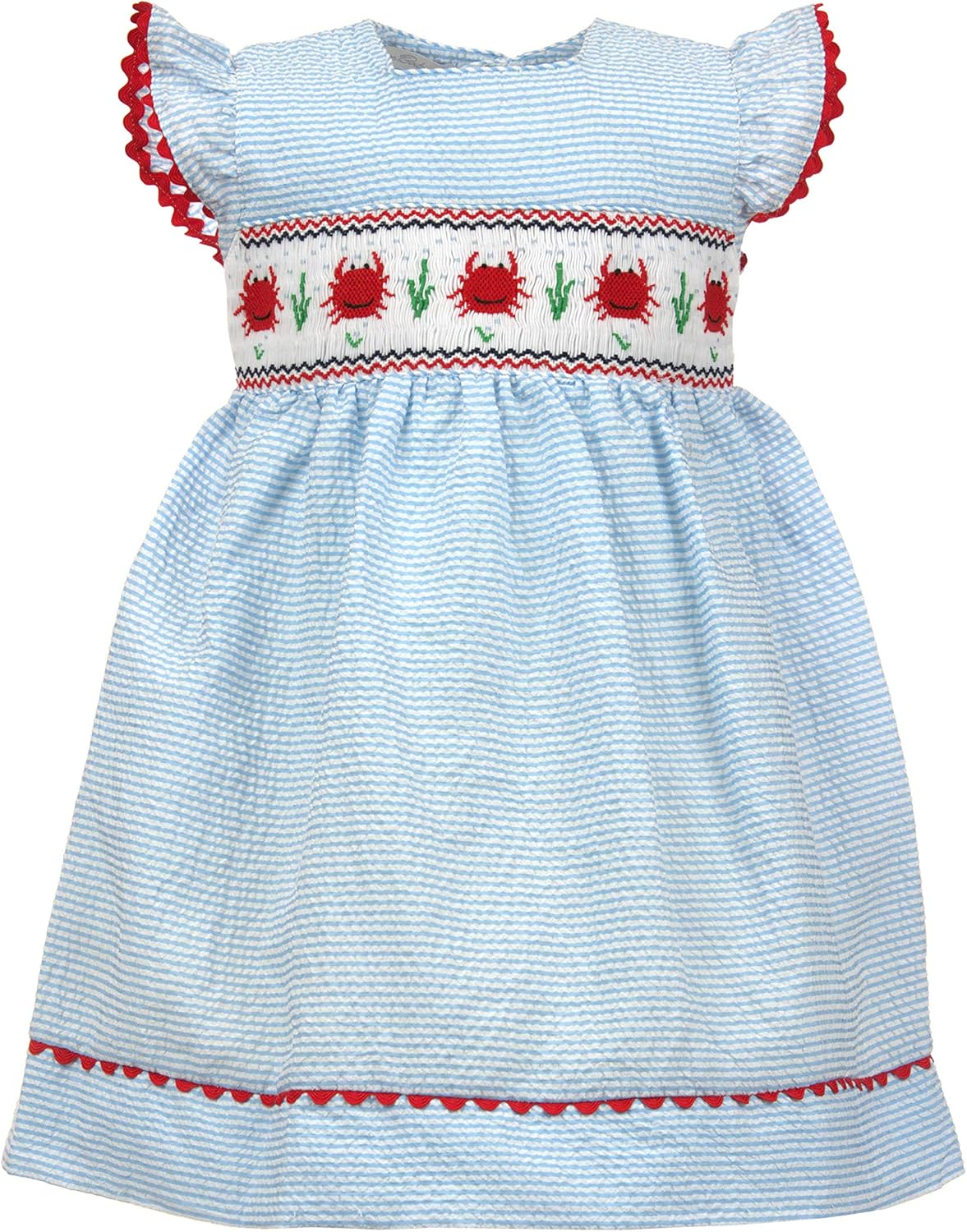 baby blue striped dress