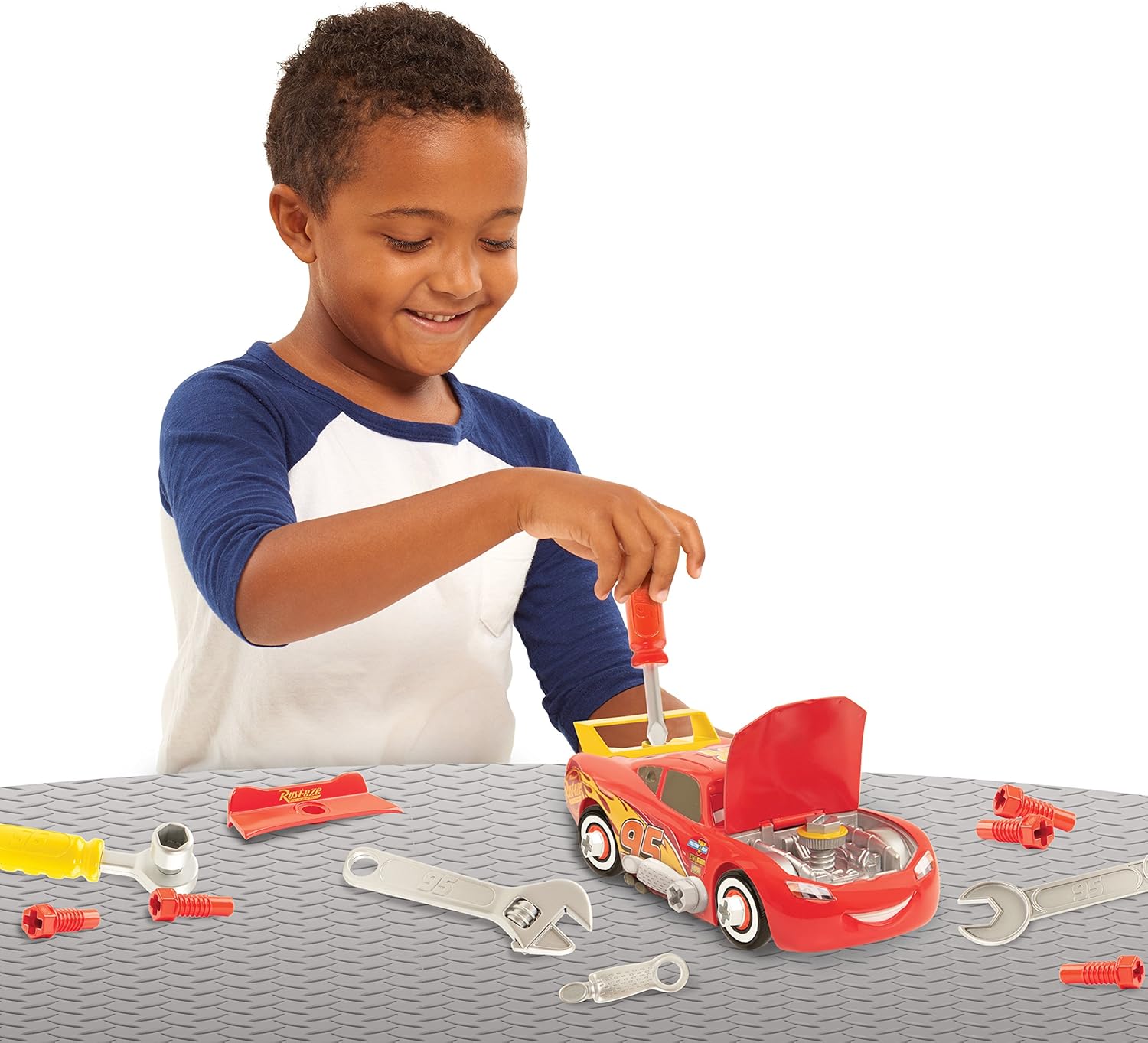 lightning mcqueen mechanic set