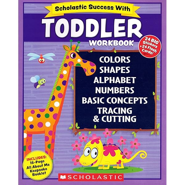 Scholastic - PRE-K Workbook with Motivational Stickers (Scholastic
