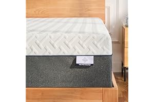 Gelsea 12 Inch Green Tea Memory Foam Mattress, Queen Memory Foam Mattress in a Box, Gel Infused Foam for Pressure Relief and Cool Sleep, CertiPUR-US Certified, Medium Firm