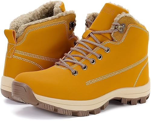 WHITIN Men's Winter Shoes Snow Boots Outdoor Trekking for Weather