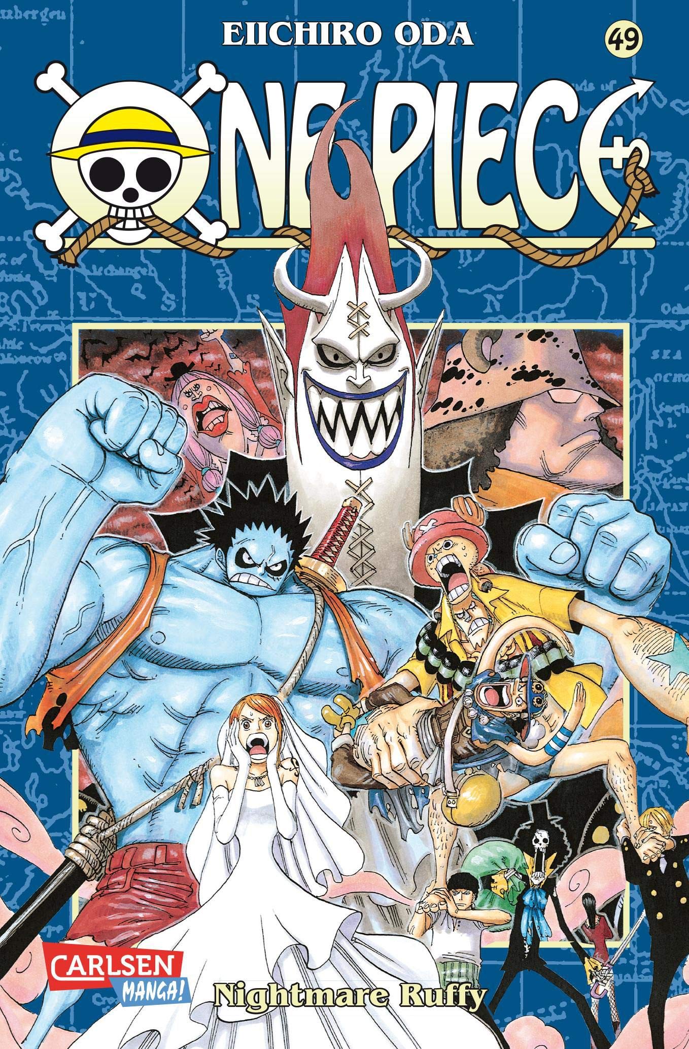 Amazon Fr One Piece Bd 49 Nightmare Ruffy Oda Eiichiro Shanel Josef Wissnet Matthias Livres