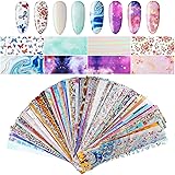 300 Sheets Nail Art Foil Transfer Sticker Set Laser