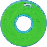 Chuckit! Zipflight Flying Disc Dog Toy, Medium (8.5"), Orange And Blue