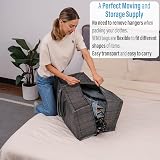 VenO 2 Pack Heavy-Duty Moving Bags Extra Large with Backpack Straps view 4