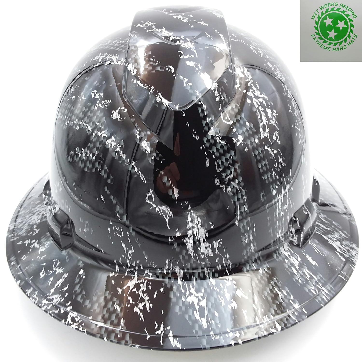 camo hard hat full brim