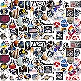 NASA Missions 150ct Vinyl Large Deluxe Stickers Variety Pack – Laptop, Water Bottle, Scrapbooking, Tablet, Indoor/Outdoor – Set of 150