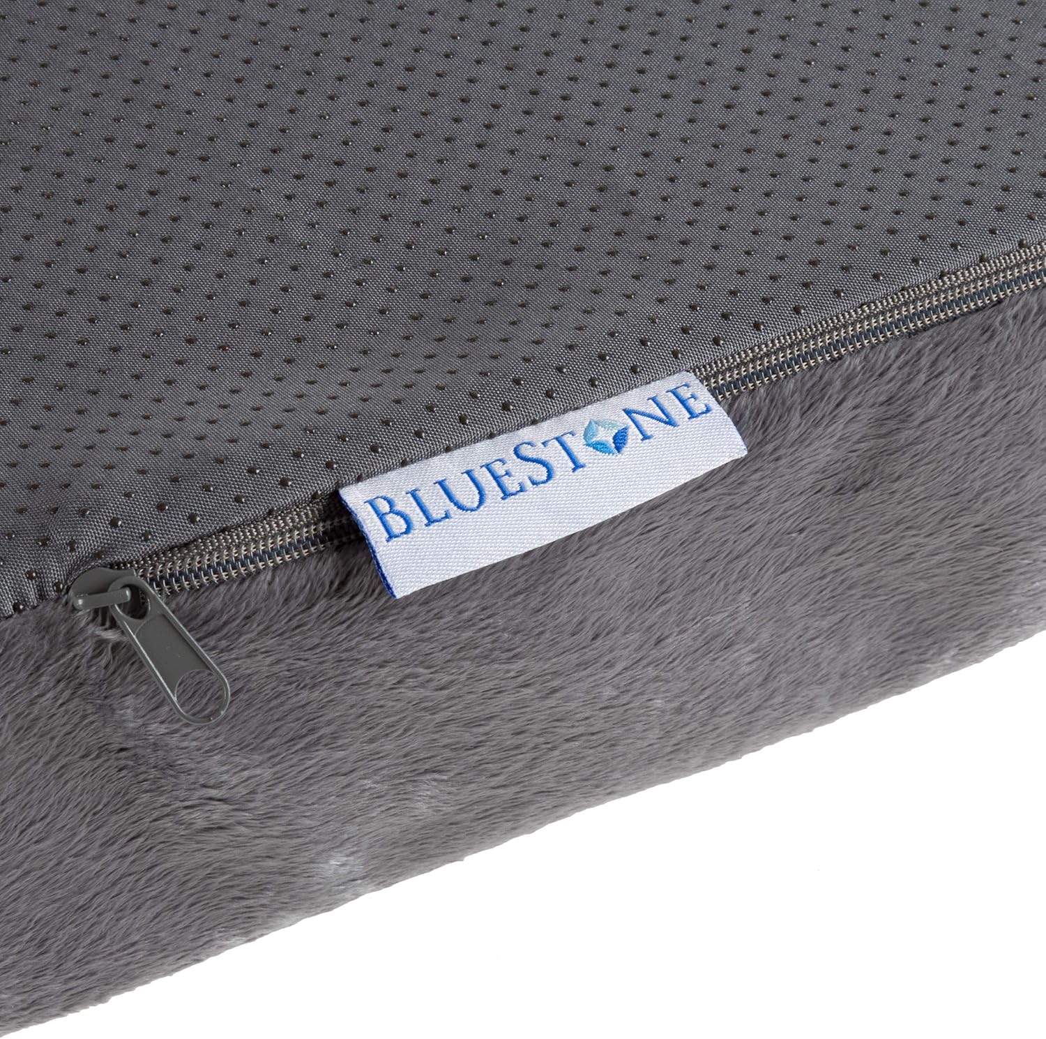 Bluestone Memory Foam Seat Cushion-3” Thick Wheelchair, Desk, Car, 3", Grey: Kitchen & Dining