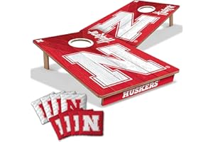 YouTheFan NCAA 2’ x 3’ Wood Cornhole Game with Logo Bags