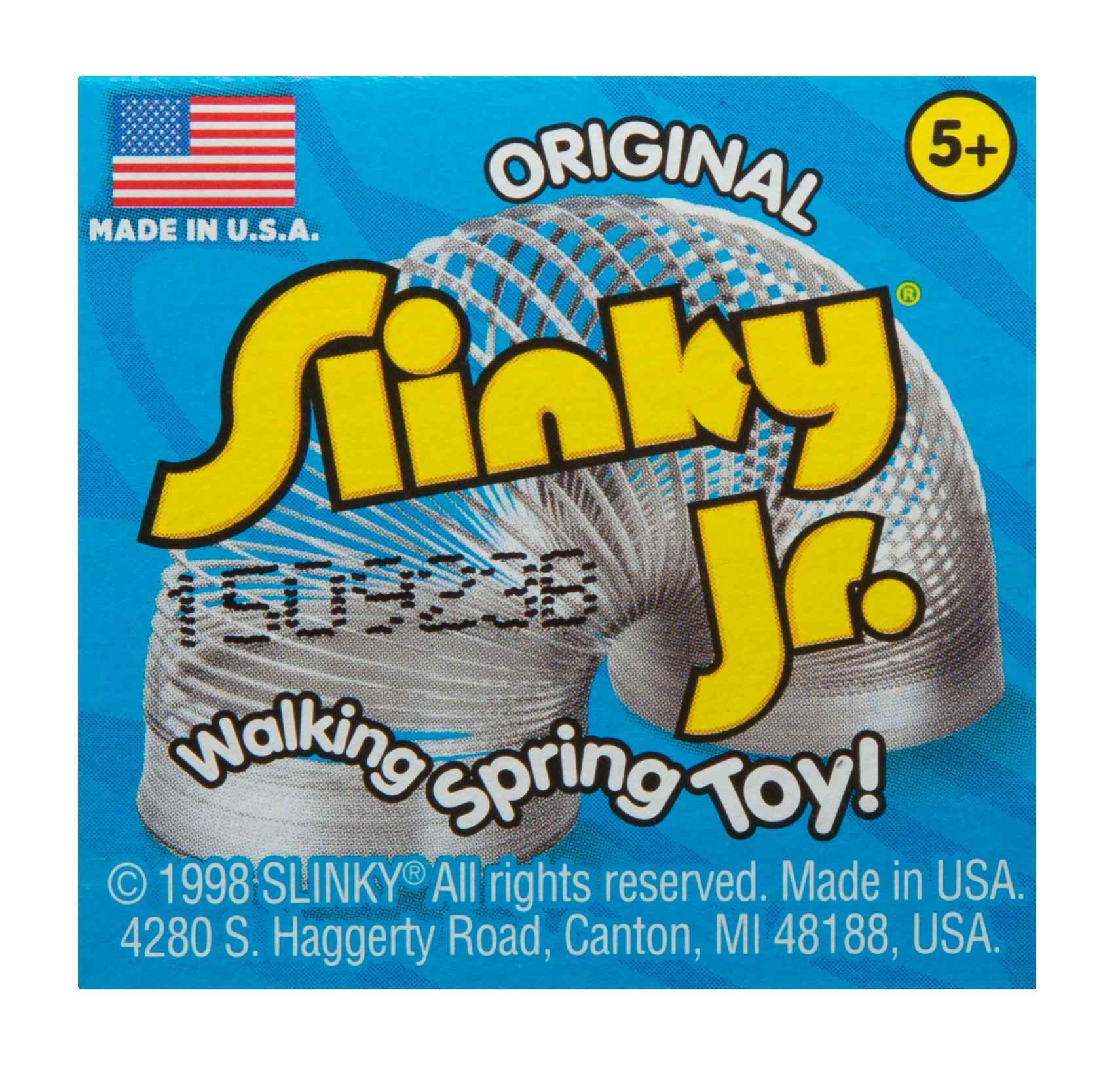 The Original Slinky Brand Metal Slinky Jr. Kids Spring Toy, Multi