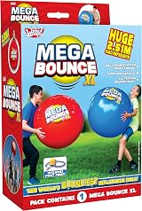 Wicked Mega Bounce XL Giant Inflatable Ball 80cm 2.51m Circumference + Pump view 2