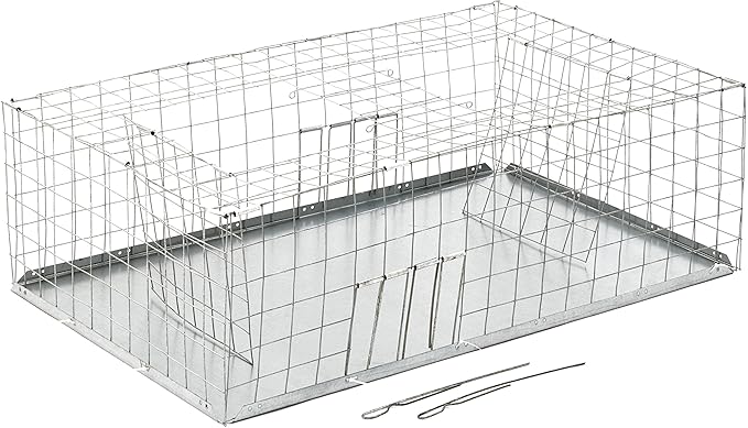 Vogelfalle 97 cm I Schneller und einfacher Fang I Zeitsparender Mehrfachfang I Wetterfeste Falle für Vögel wie Tauben, Elster