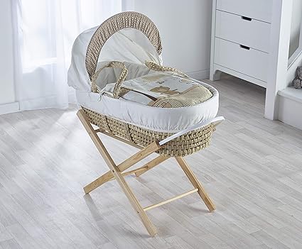 kinder valley teddy in the park moses basket