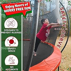 JUMPZYLLA Trampoline 8FT 10FT 12FT 14FT 15FT 16FT