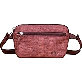 Haiku Hopper | Waist, Hip, Fanny Pack, Belt Bag Purse | with adjustable belt Clip | Poppy Berry