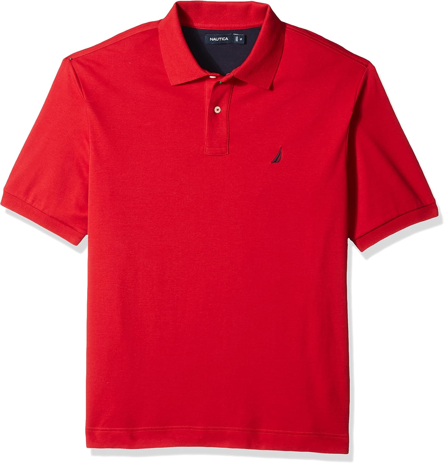 Nautica Men's Classic Fit Short Sleeve Solid Soft Cotton Polo Shirt
