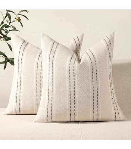 Federa Jacquard 50x50 Cm Con Motivo Chevron E Fiocco | Copri Cuscino Elegante Homey Cozy