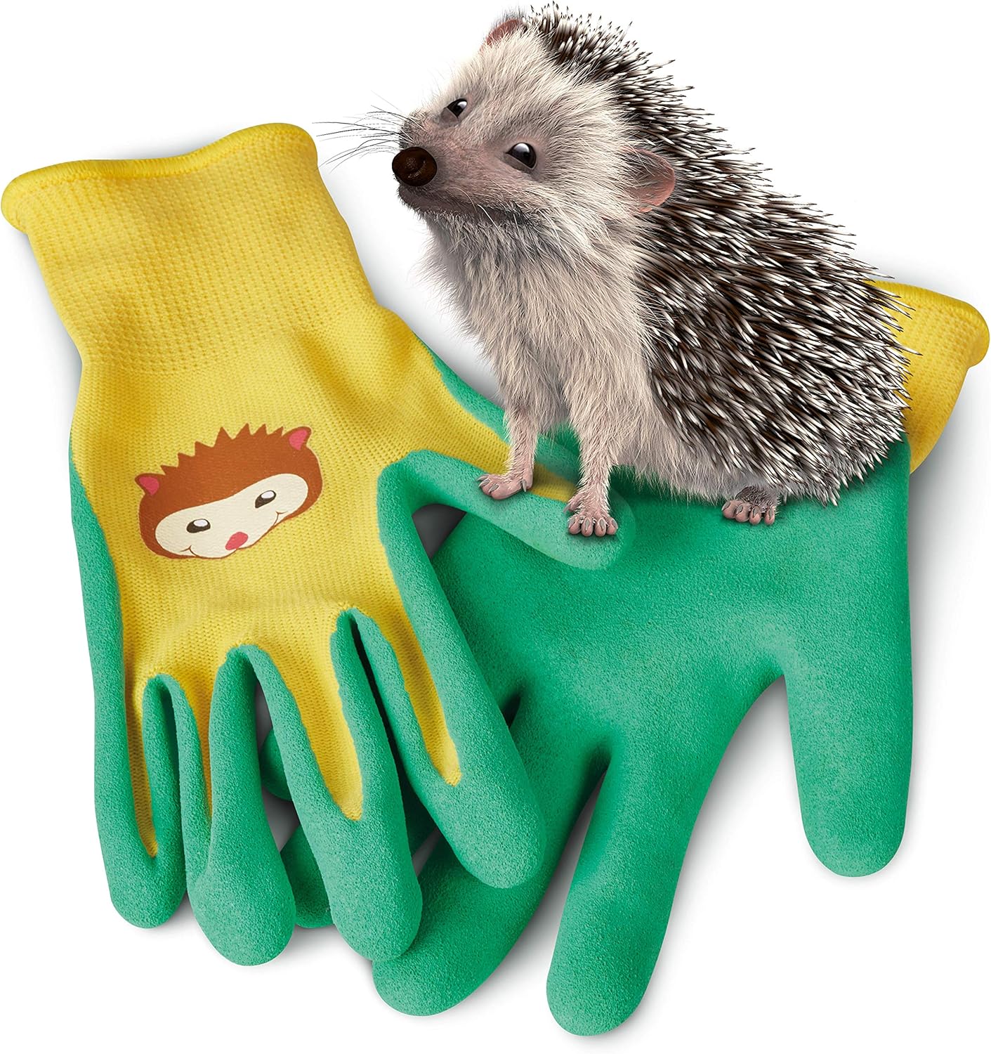 Spontex Garden Gnome Gloves, Gardening Gloves for Children Ideal for Playing and Working in the Garden Nitrile Coating - Image 4
