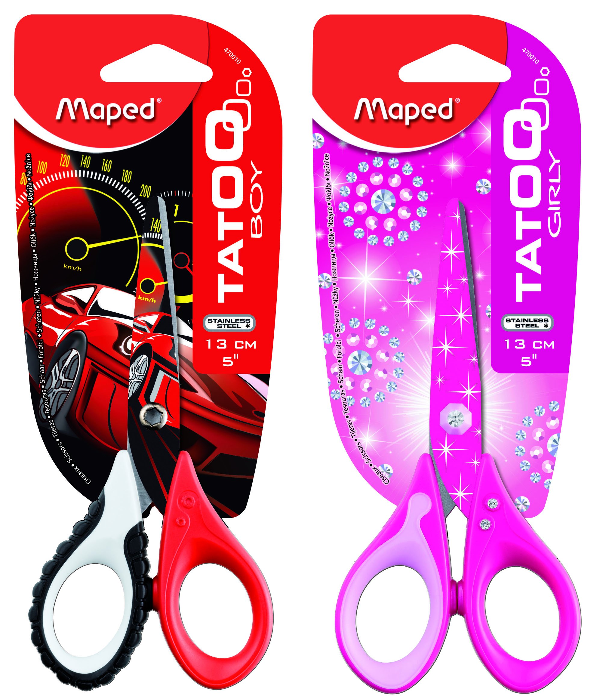 Maped Tatoo Innovation 470010 Scissors 13 cm