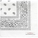 Soophen One Dozen Cowboy Bandanas 100% Cotton 22 x 22 inch