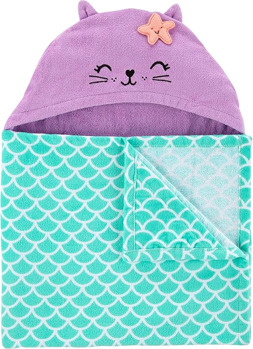 cat hooded towel