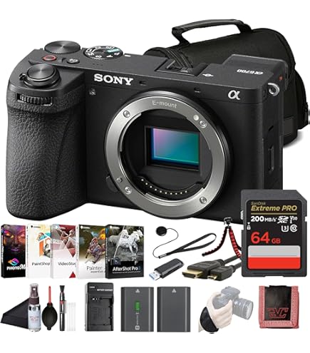 Amazon.com : Sony a6700 Mirrorless Camera (Body) | 26MP | 2pc 64GB