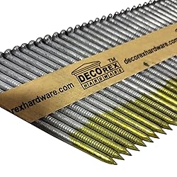 3 1/4" x .131 Ring Shank Framing Nails, Paper Strip