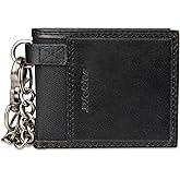 Dickies Men's RFID Everyday Leather Bifold Chain Wallet Black