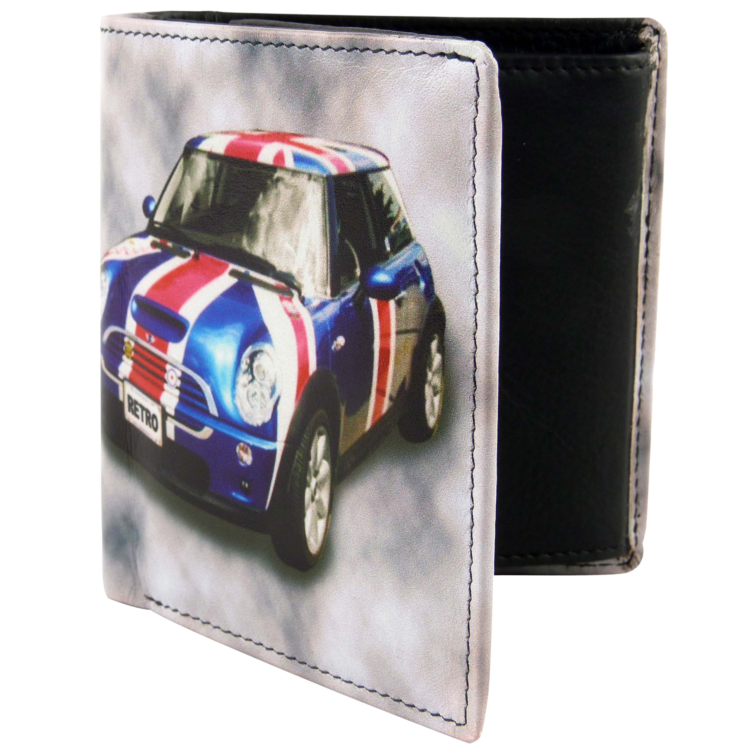 Golunski Mens Leather Mini Cooper Wallet by Retro with Gift Box