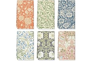 JarThenaAMCS William Morris Floral Kitchen Towel 18 x 28 Inch Wildflower Dishcloth Decorative Hand Drying Tea Towel for Bakin