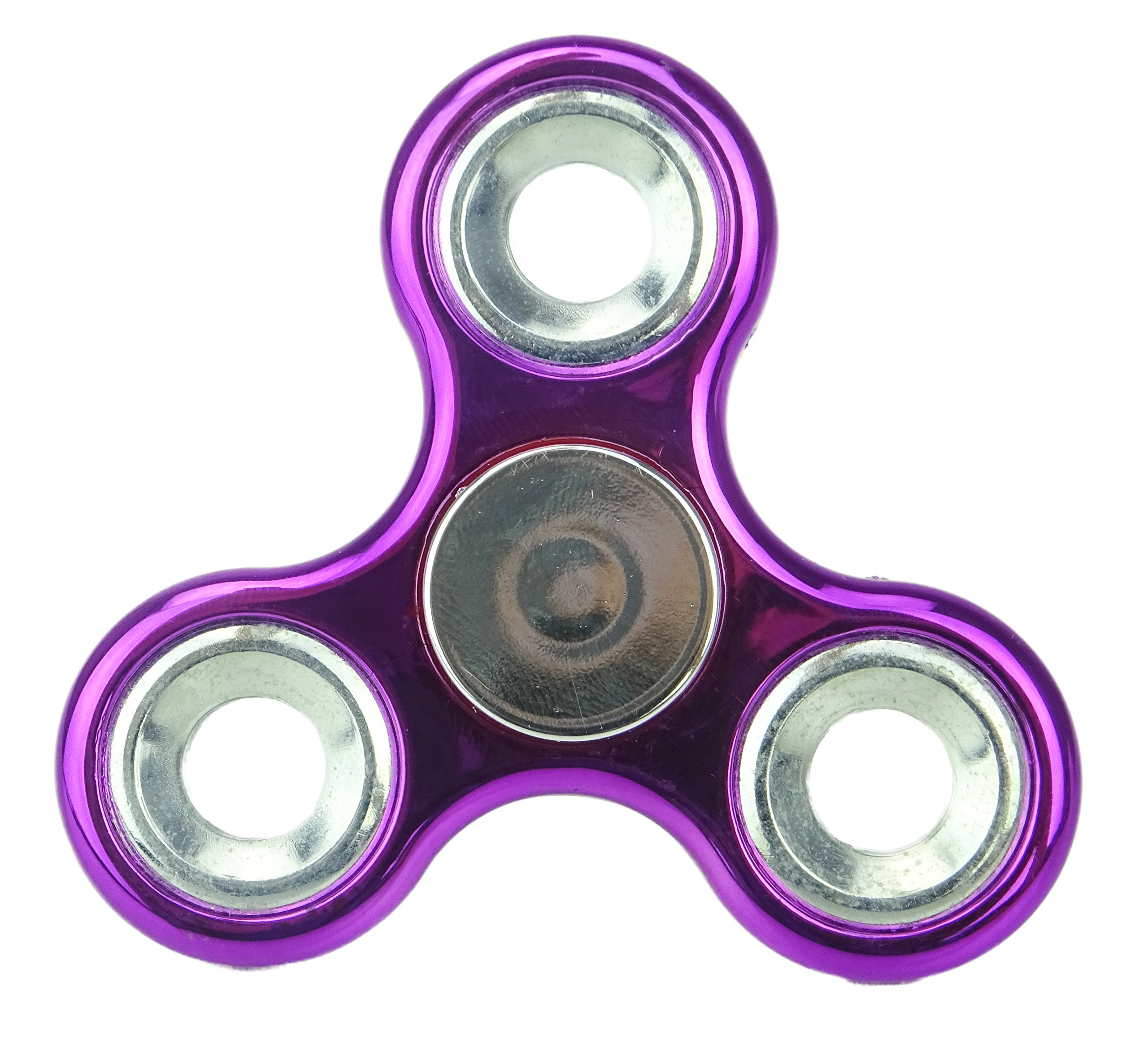Christmas ConceptsExclusive 3 Sided Special Fidget Spinner - Stress Reducer, Stress Relief, Autism, ADHD (Purple)