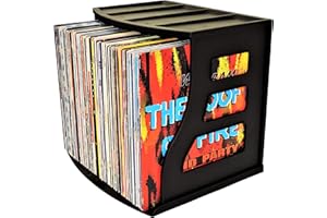Binder Way - Vinyl Record Storage Holder, LP Box, Scrapbook 12x12 Paper Rack, Desktop Organizer, Ring Binder Stand, Vertical Book Shelf, Lever Arch Filing Crate, Photo Album Cube - Stackable
