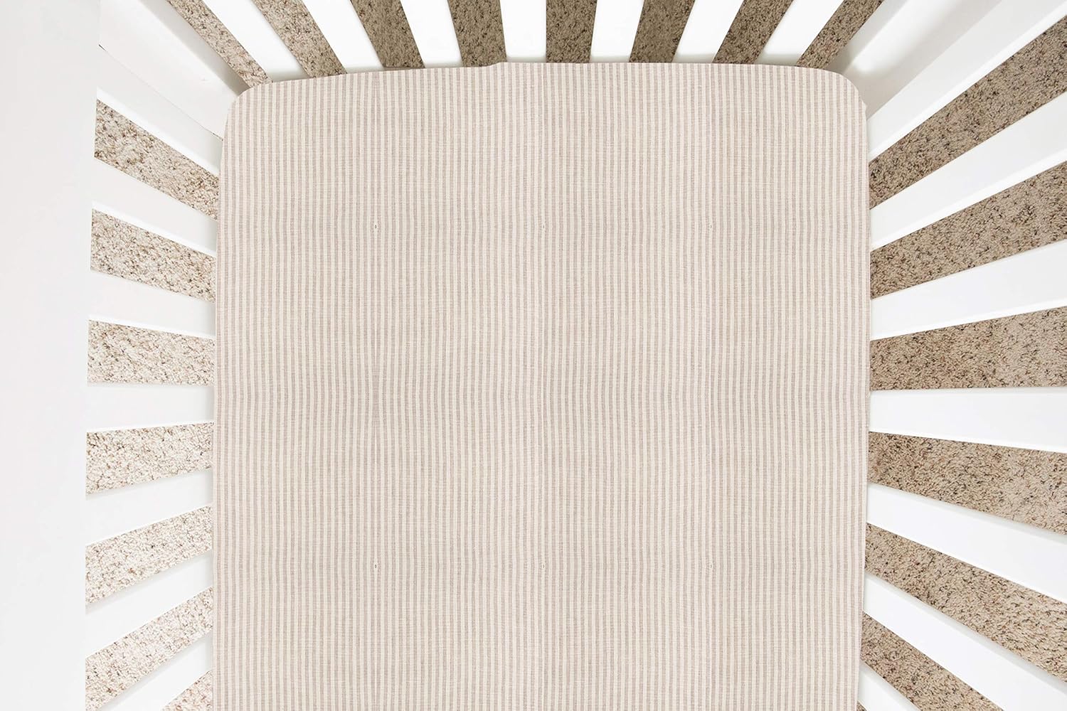 linen crib sheet