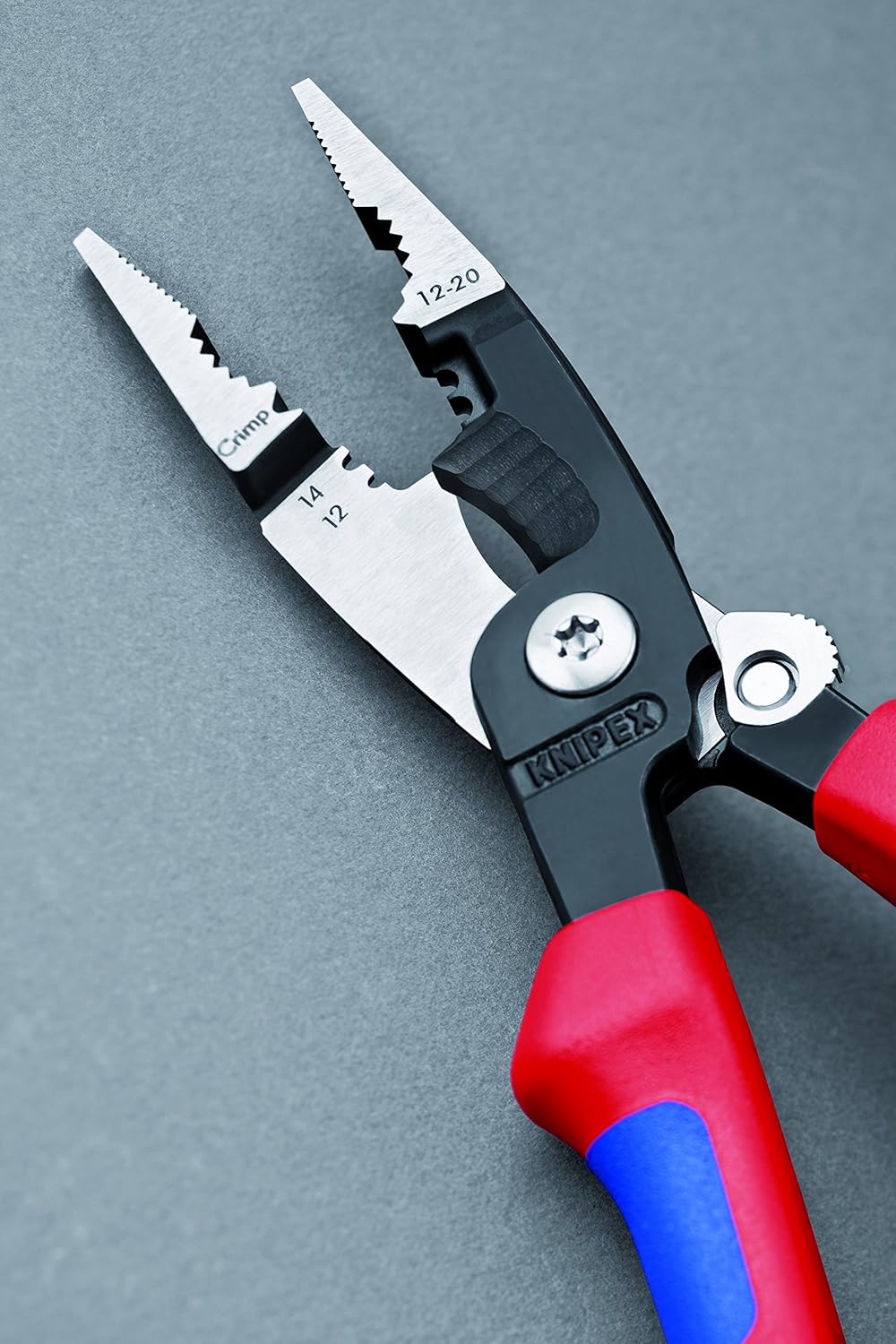 Knipex Tools 13 82 8, 6 in 1 Electrical Installation Pliers with