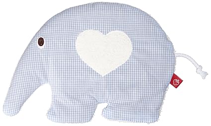 La Fraise Rouge 10181 Wärmekissen, Ameisenbär Pascal, Vichy Karo blau mit Rapssamen