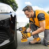 Ingco Cordless Impact Wrench 850Nm Brushless 20V 1/2 In Battery Kit view 2