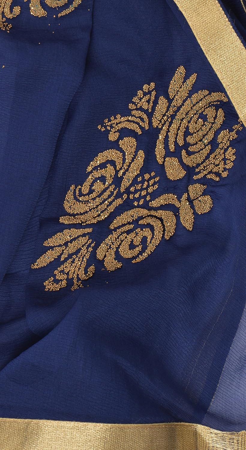 youthquake chiffon giltter print dupatta