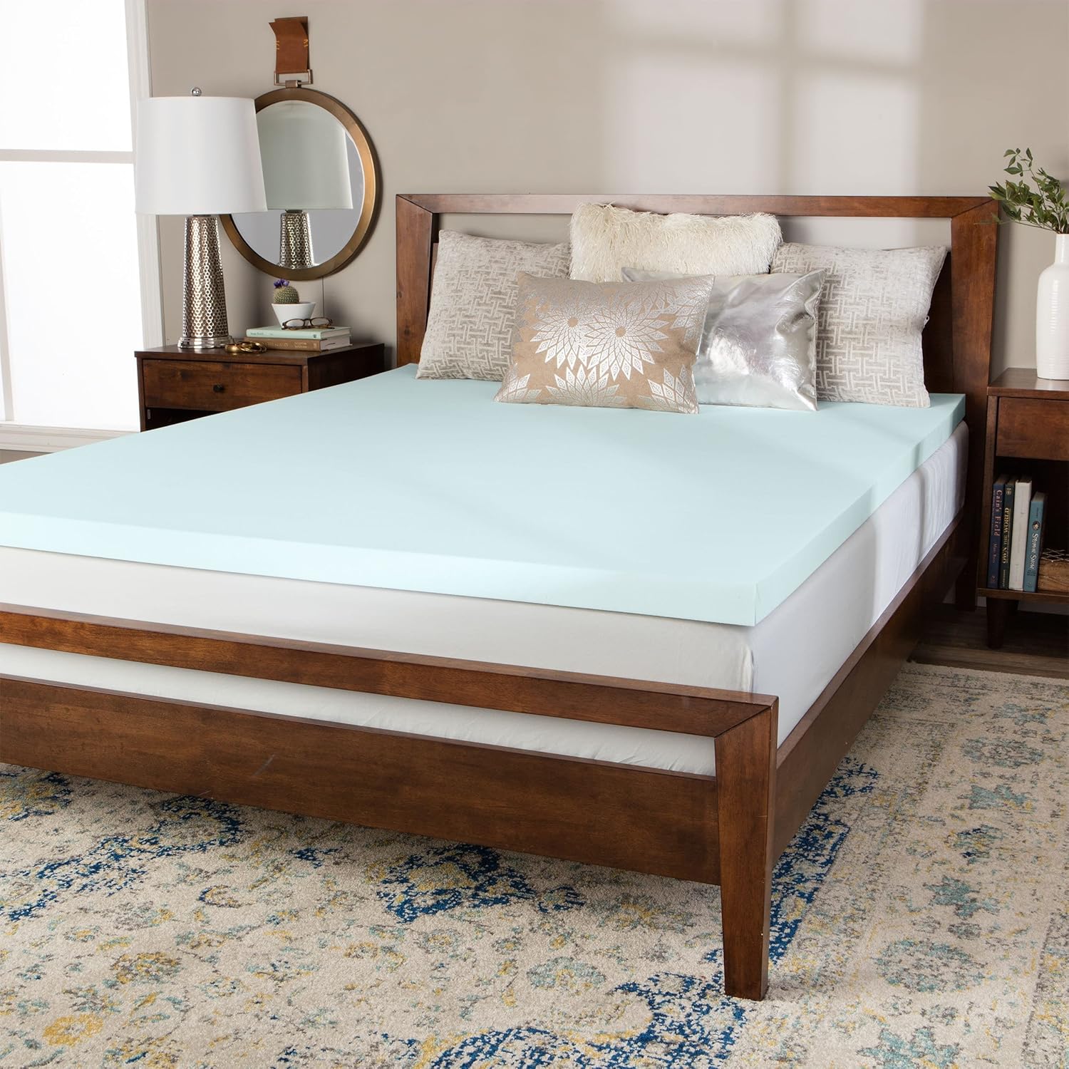 Comfort Tech Serene Foam Mattress Topper Queen